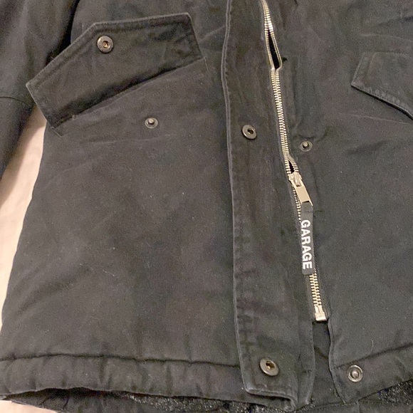 GARAGE Fleece-Lined Parka with Faux-Fur-Trim Hood Size XS - Picture 5 of 12